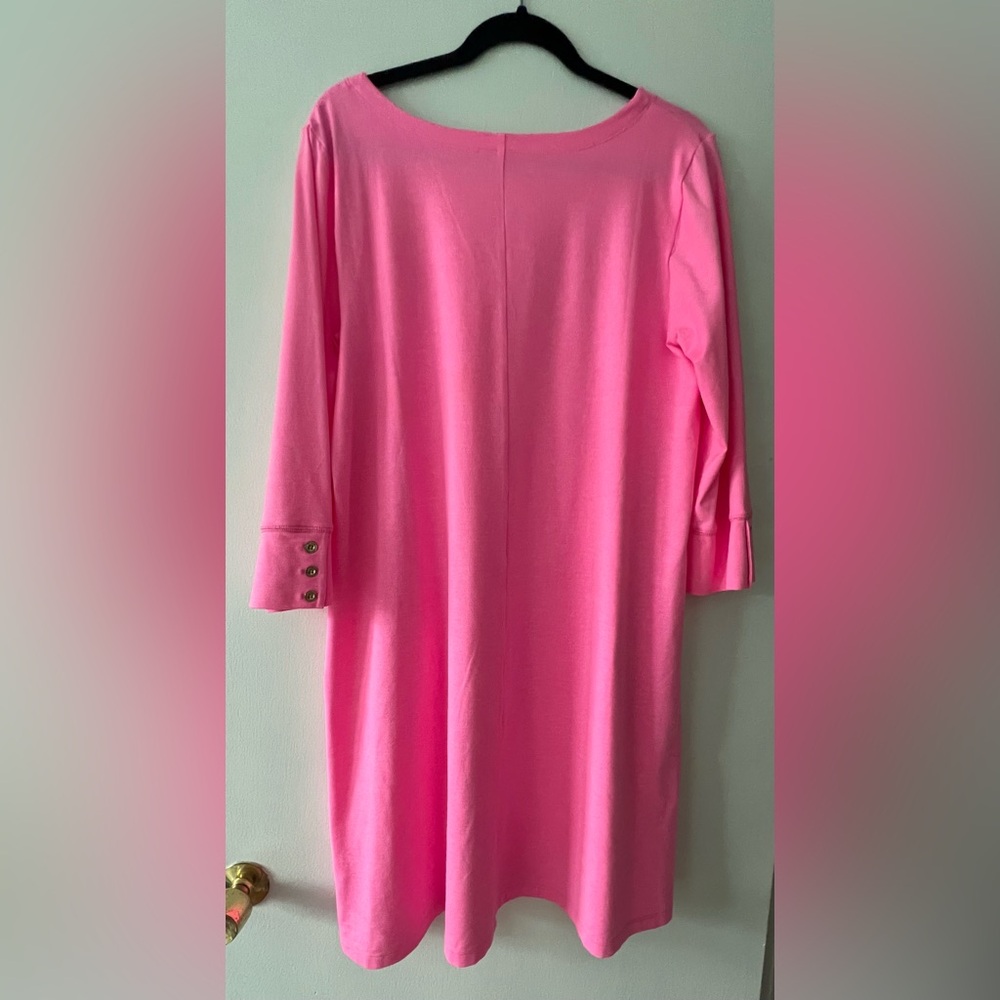 EUC Lilly Pulitzer Solia ChillyLilly Dress - Soliel Pink - XL - Picture 3 of 3